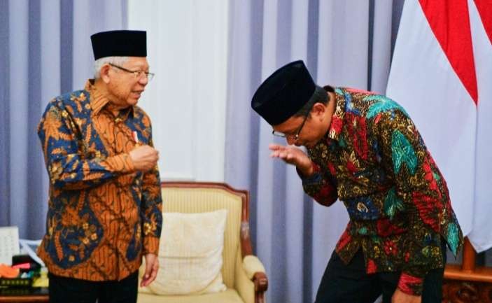 Wakil Presiden (Wapres) Ma’ruf Amin menerima kunjungan Bupati Sidoarjo Ahmad Muhdlor. (Foto: Setwapres)