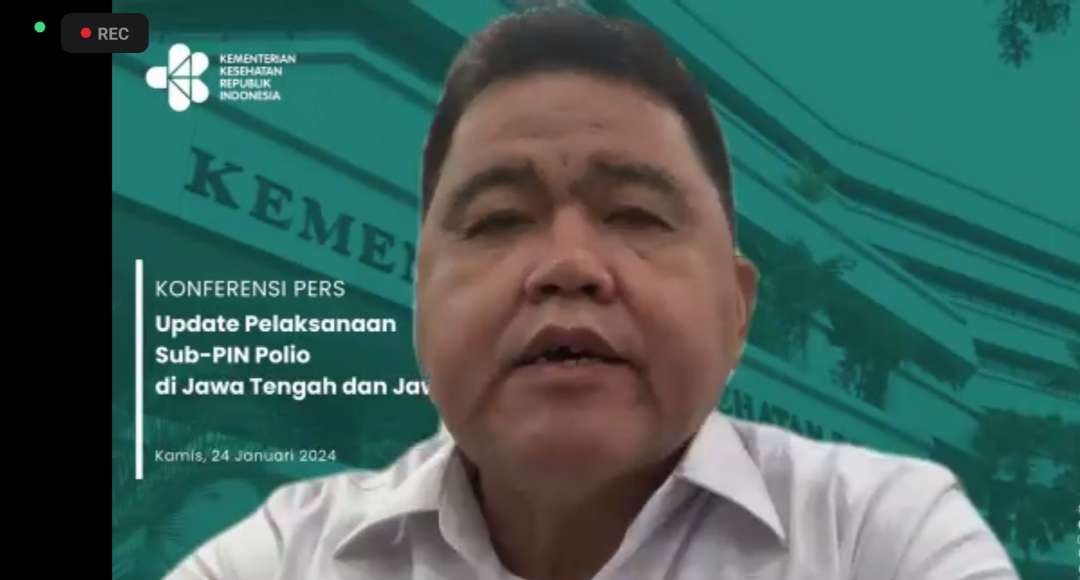 Dirjen P2P Kemenkes RI, Maxi Rein Rondonuwu. (Foto: Tangkapan Layar)