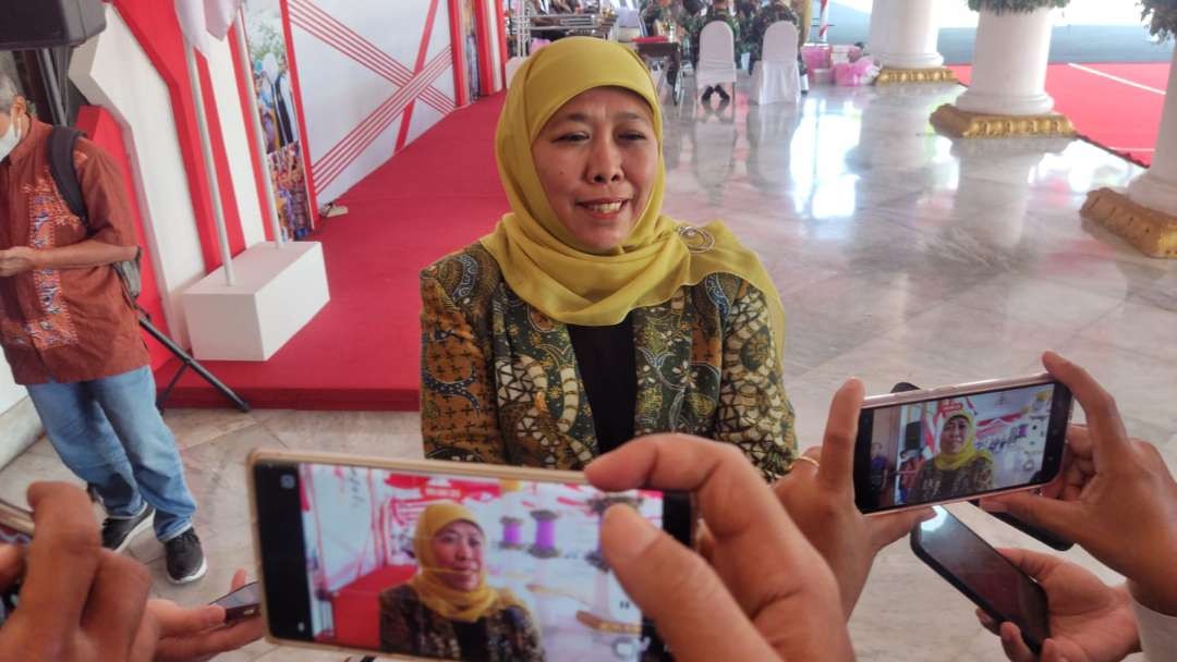 Gubernur Jatim, Khofifah Indar Parawansa. (Foto: Fariz Yarbo/Ngopibareng.id)