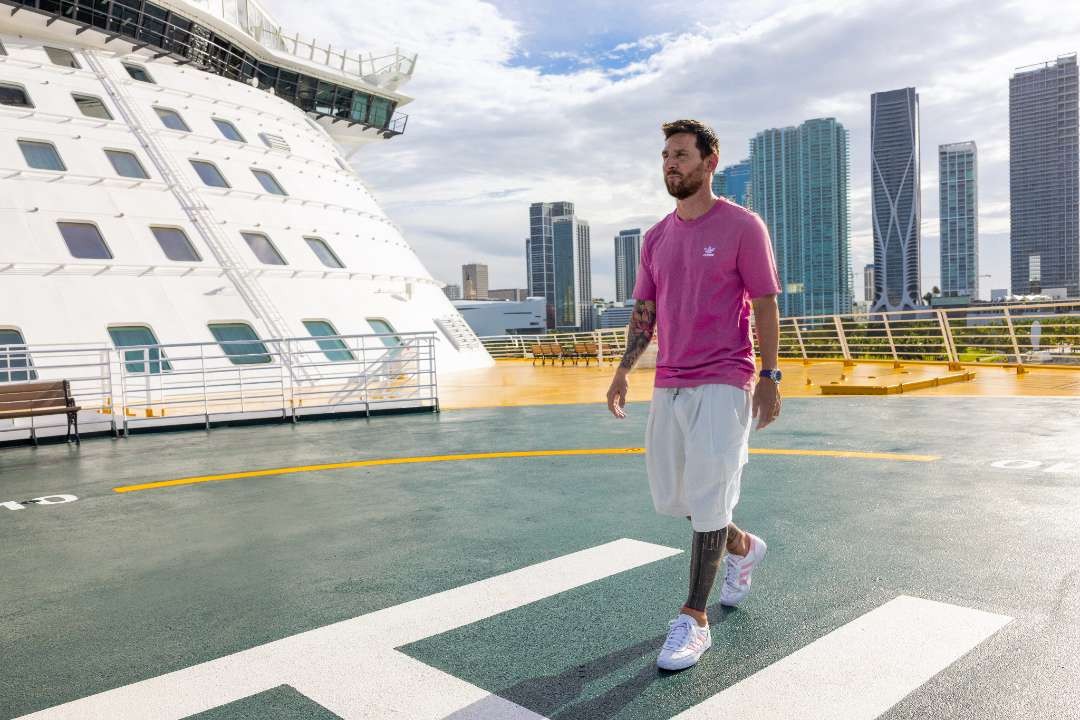 Lionel Messi ikon kapal pesiar. (Foto: Royal Caribbean)