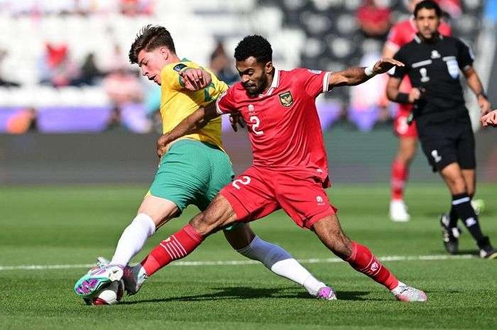 Mimpi Tim Nasional Indonesia untuk terus melaju di Piala Asia 2023 harus terhenti setelah menelan kekalahan telak 0-4 dari Australia. (Foto: AFC)