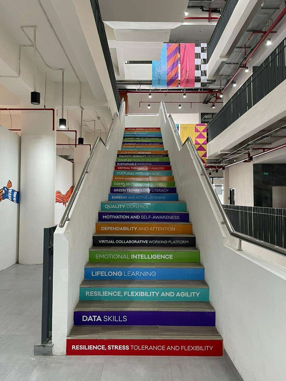 Eskalator di Universitas Nahdlatul Ulama Yogyakarta. (Foto: Arif Afandi).  