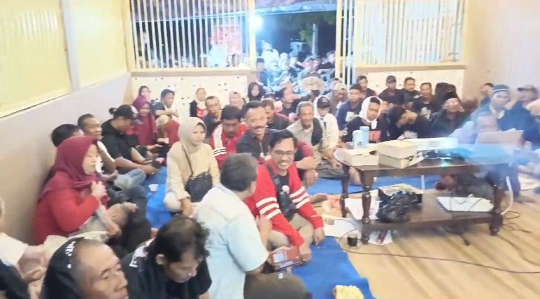 Siber Kediri ajak Nobar Debat Capres dan edukasi warga cara pencoblosan di pilpres (Foto: Istimewa)