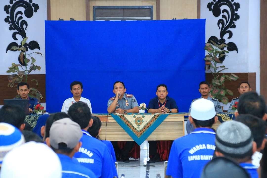 Warga Binaan Lapas Banyuwangi mendapatkan pemahaman terkait tata cara pemungutan suara (foto: istimewa)