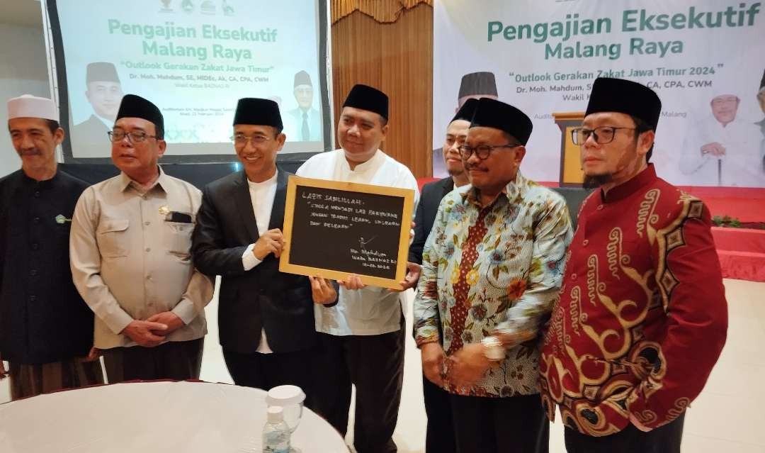 Pengajian Eksekutif Malang Raya di Masjid Sabilillah  Malang, mengingatjan potensi zakat umat Islam. (Foto:adi/ngopibareng.id)