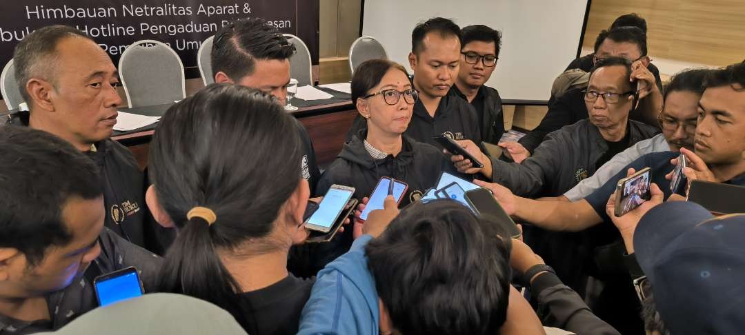 Tim Hukum Kediri Raya Ganjar Mahfud merasa terpanggil untuk mengawal jalannya Pemilu 2024 agar berlangsung jujur, adil dan bermartabat. (Foto: Fendhy Lesmana/Ngopibareng.id)