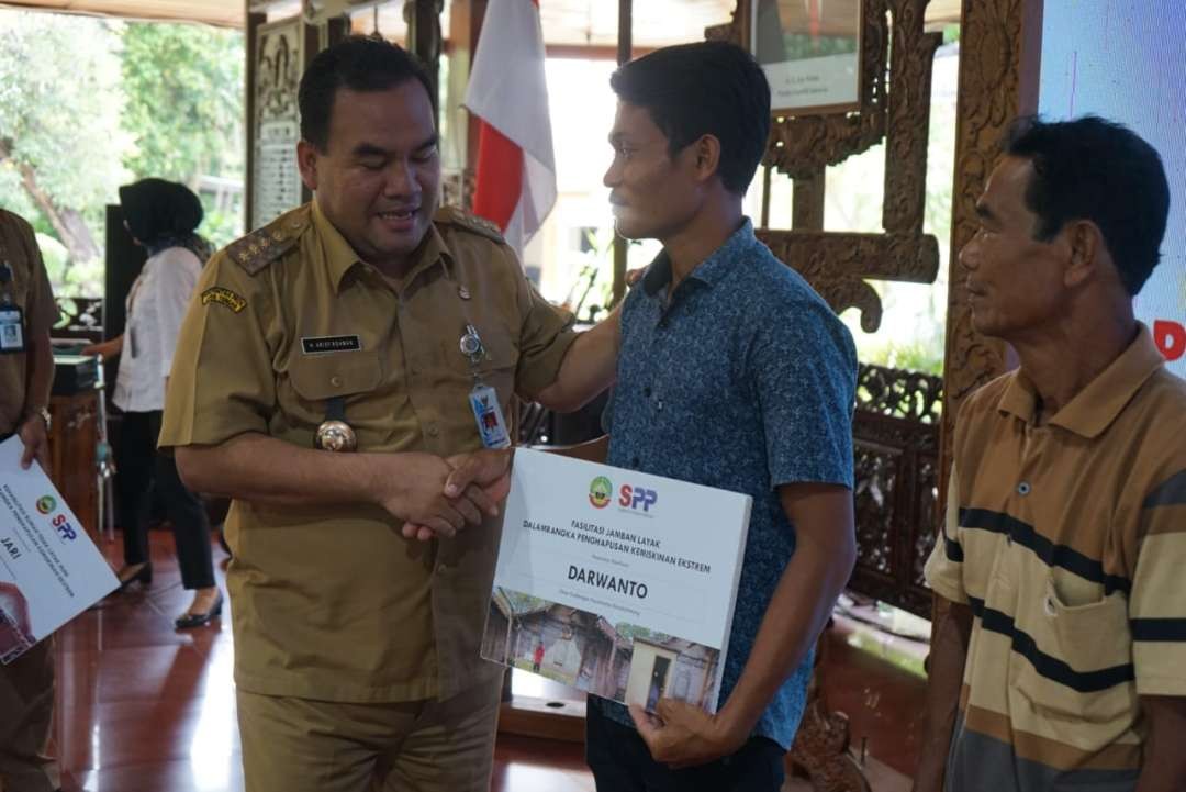 Bupati Blora Arief Rohman dalam sebuah acara di Pendopo Bupati Blora. (Foto: Sampurno/ngopibareng.id)