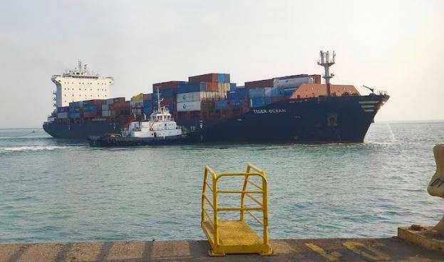 Pelabuhan Mundra di India, akan menjadi titik pemberangkatan barang menuju Israel, berlanjut ke pelabuhan di UEA, kemudian mengambil jalan darat melalui Arab Saudi dan Yordania. (Foto: Google Maps)