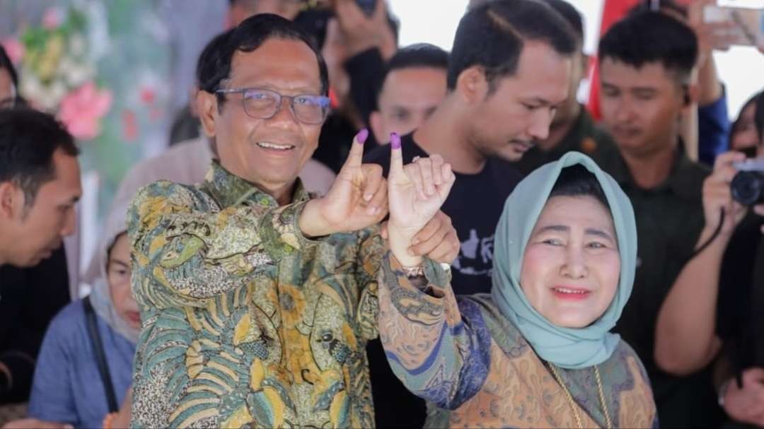 Mahfud MD, mantan Menko Polhukam juga cawapres nomor urut 03, pasangan capres Ganjar Pranowo, menyampaikan pesan damai usai Pemilu. (Foto: Instagram @mohmahfudmd)