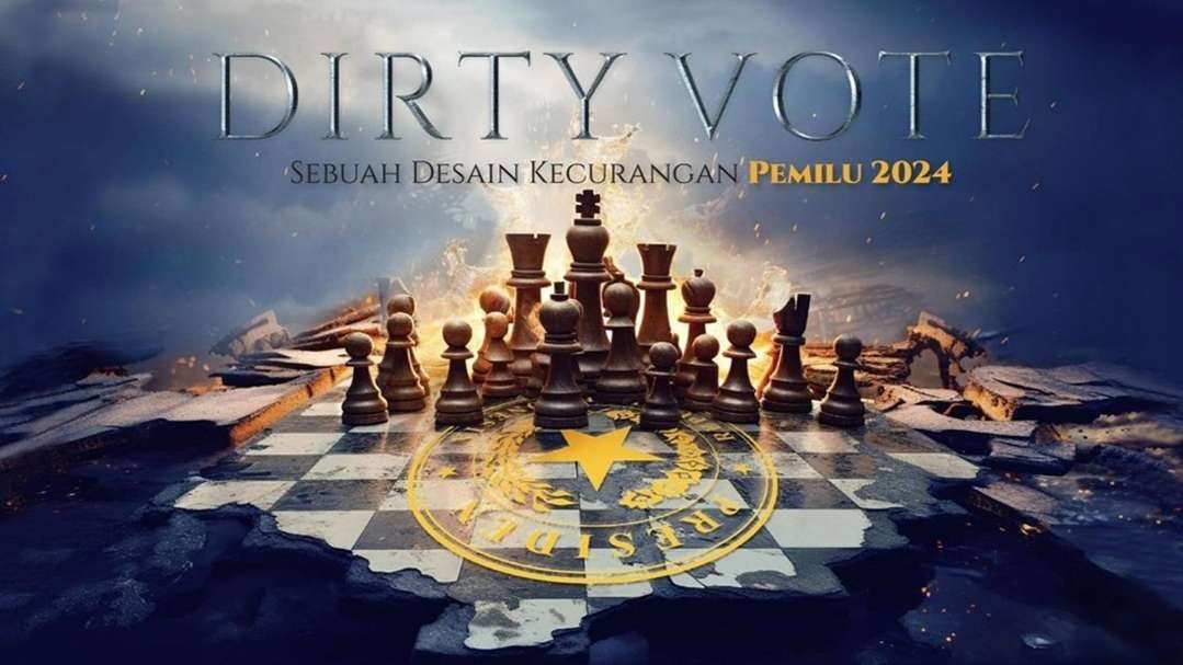 Penonton film dokumenter Dirty Vote menembus 20 juta. (Foto: X @dhandy_laksono)