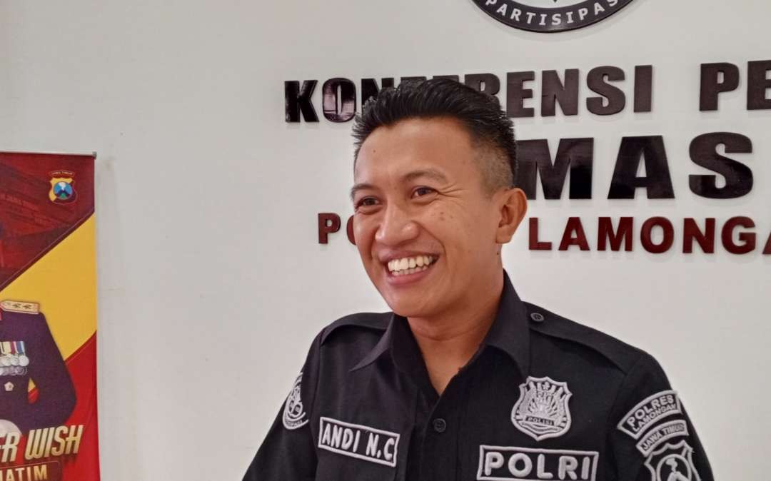 Kasi Humas Polres Lamongan, Ipda Andi Nur Cahyo (Foto : Imron Rosidi/ngopibareng.id)