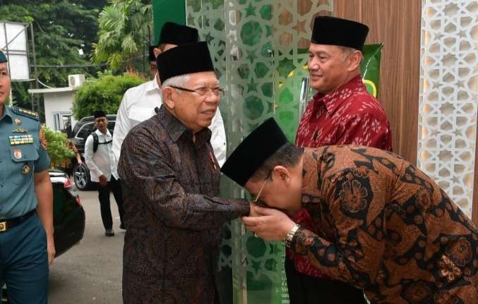 Wakil Presiden (Wapres) KH Ma'ruf Amin menghadiri Rapim Dewan Pertimbangan MUI. (Foto: Setwapres)