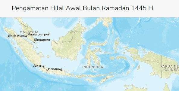 Pengamatan Hilal Awal Bulan Ramadhan 1445 Hijriah dilakukan oleh BMKG. (Foto: BMKG)