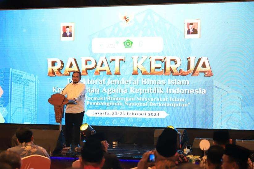 Menteri Agama Yaqut Cholil Qoumas akan mengembangkan fungsi Kantor Urusan Agama (KUA) juga menjadi tempat pencatatan pernikahan bagi non-muslim. (Foto: Kemenag)