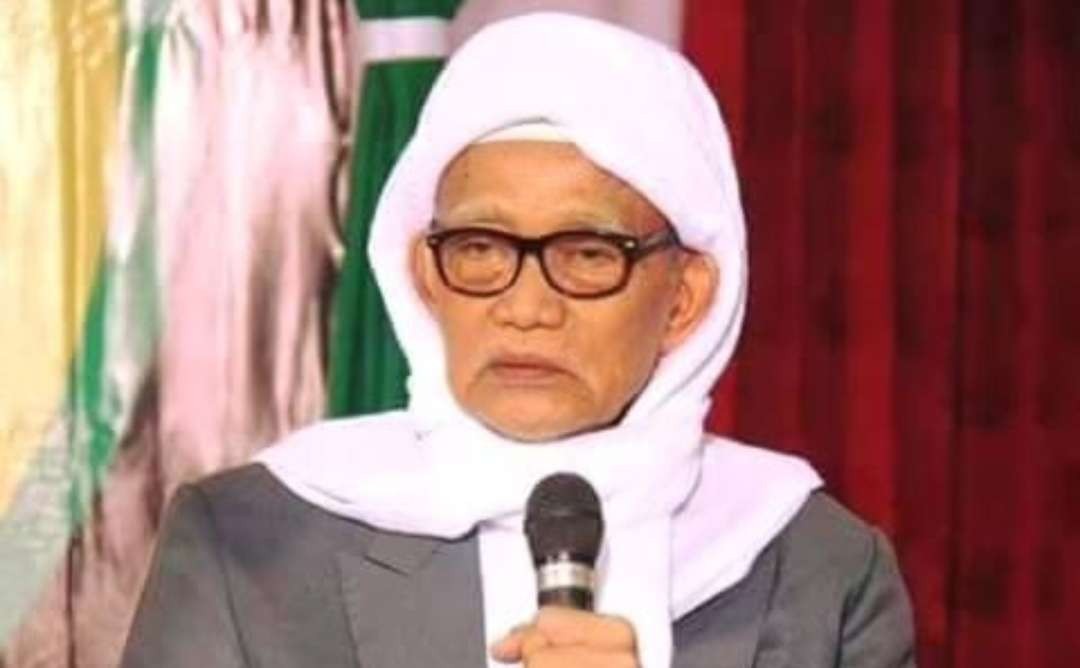 KH M Anwar Manshur, Pengasuh Ponfok Pesantren Lirboyo, Kediri, Rais Syuriah PWNU Jawa Timur. (Foto:adi/ngopibareng.id)