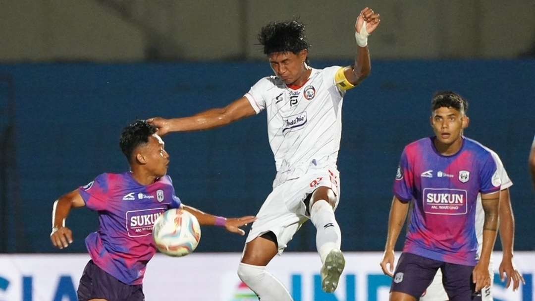 Arema FC saat bermain melawan RANS Nusantara pada 22 Februari 2023. Dalam laga itu, Singo Edan menang 3-2 atas The Phoenix. (Foto: Dokumentasi LIB)