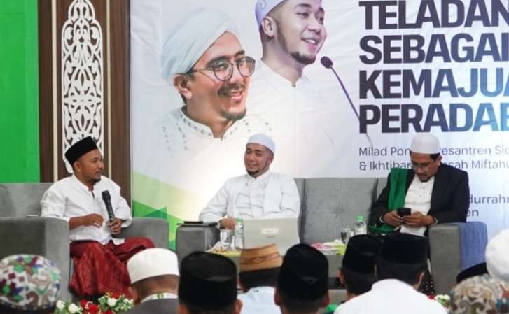 Daurah ilmiah bertajuk "Teladan Salaf Sebagai Kunci Kemajuan Peradaban", yang digelar Panitia Milad ke-287 Pondok Pesantren Sidogiri, Pasuruan. (Foto:sidogiri)