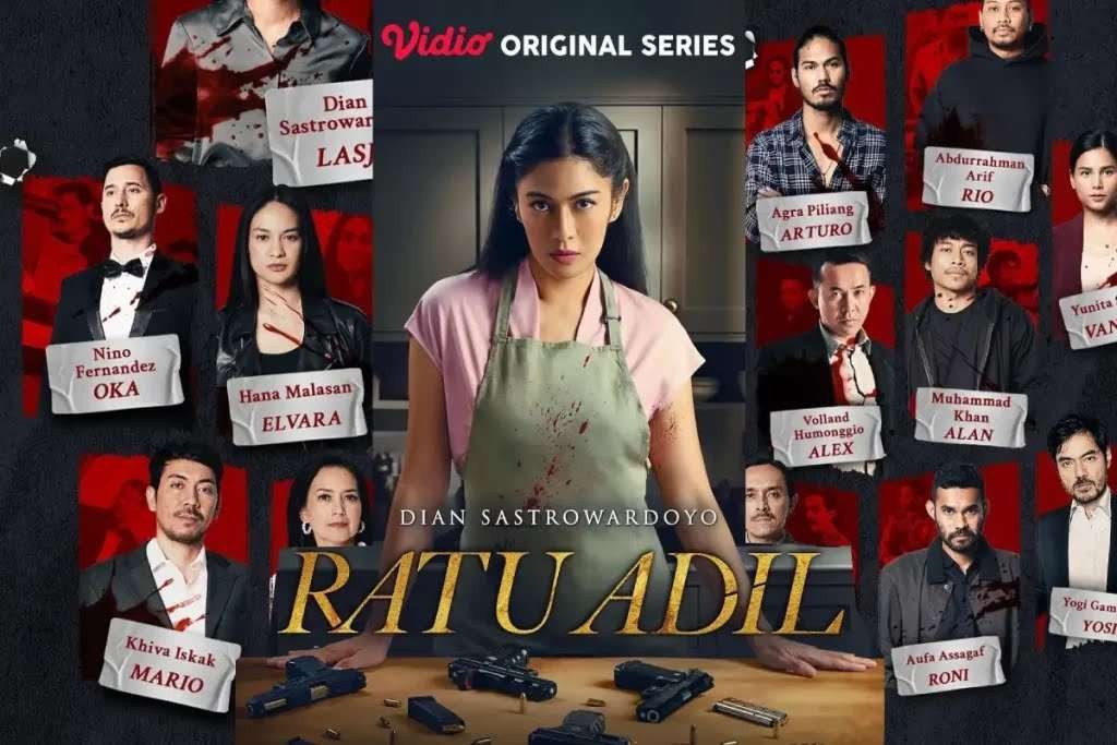 Akting baru aktris Dian Sastro di serial Ratu Adil. (Foto: Vidio)