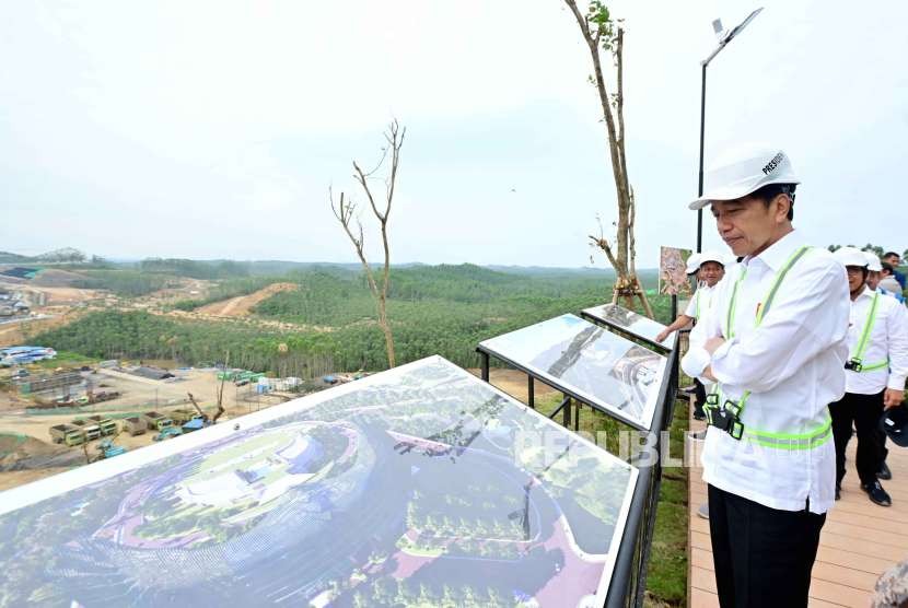 Presiden Jokowi kunjungan kerja ke Bontang dan IKN, Kamis 29 Februari 2024. (Foto: Setpres)