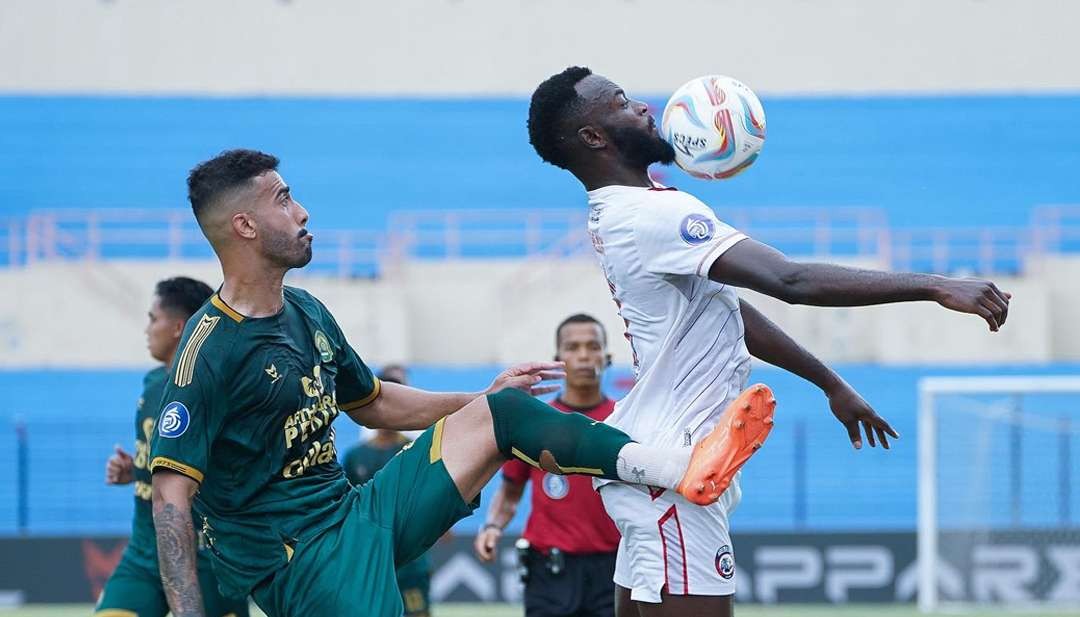 Arema FC meraih kemenangan ketiganya secara beruntun usai mengalahkan Persikabo 1973 dengan skor 1-0 dalam pertandingan pekan ke-27 BRI Liga 1 2023/2024 di Stadion Sultan Agung, Bantul, Jumat, 1 Maret 2024. (Foto: Dokumentasi Arema FC)