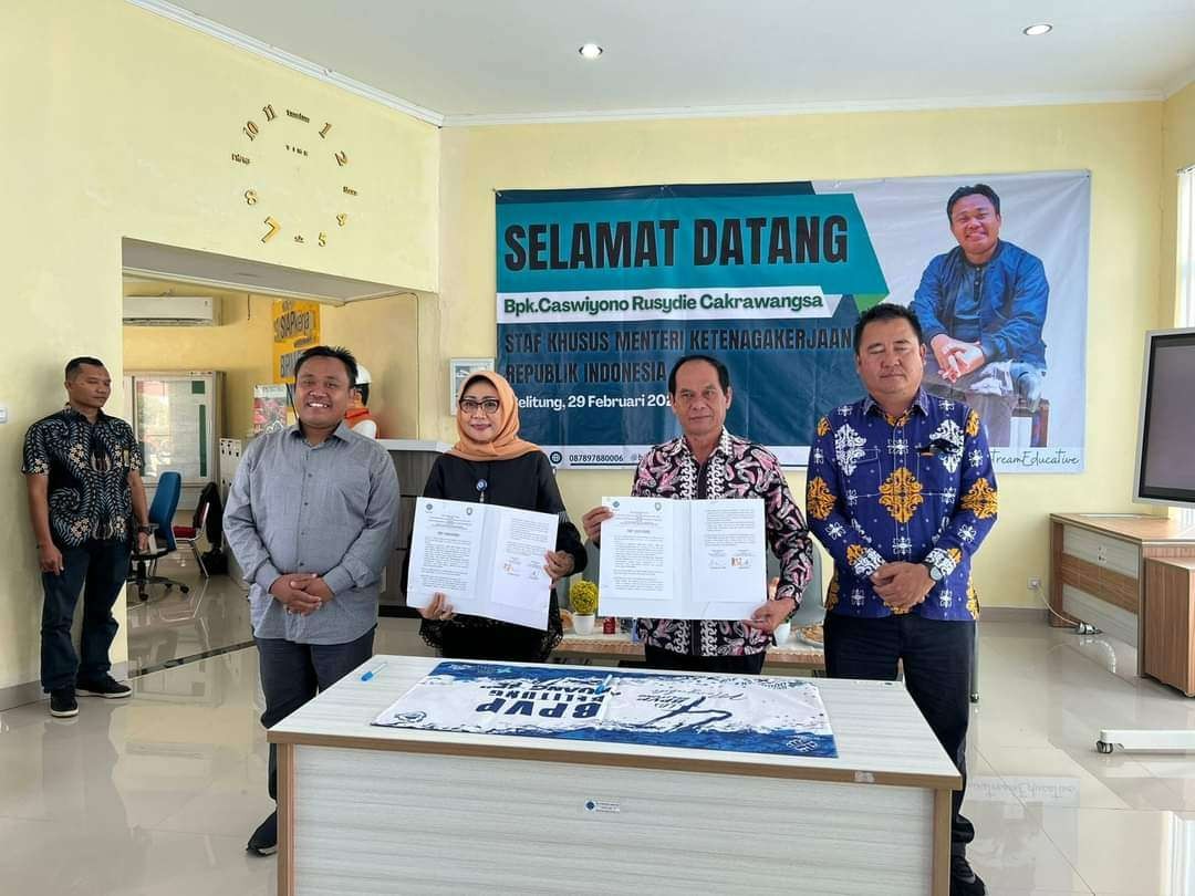 Kemnaker-Pemkab Malinau Kerja Sama Pelatihan Pengelasan Bawah Air. (Foto: Kemnaker)