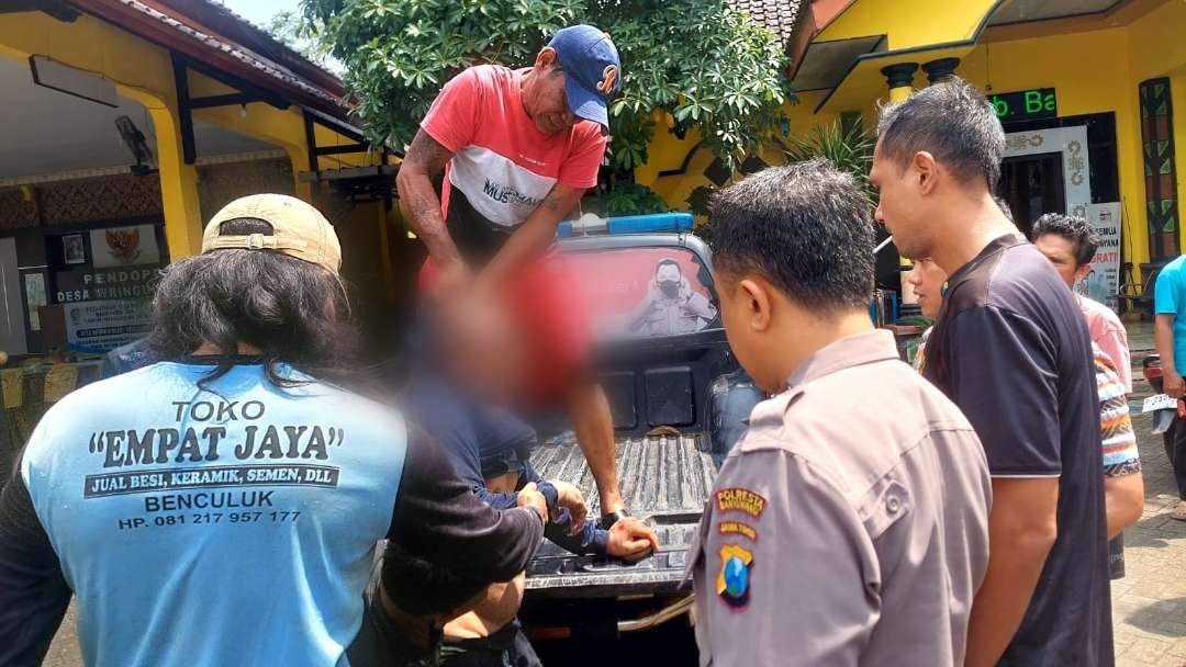 Pelaku pencurian motor ditangkap petugas kepolisian Banyuwangi (foto: istimewa)