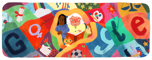 Google Doodle merayakan International Women's Day, Jumat 8 Maret 2024. (Foto: Google)