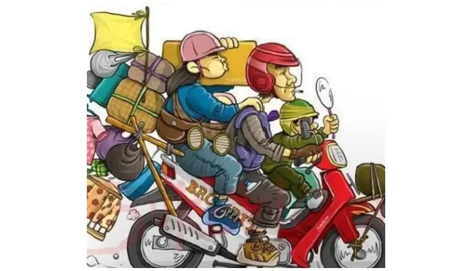 Sepeda Motor Gratis (Motis) pada mudik Lebaran 2024. (Ilustrasi: Rider Galau)