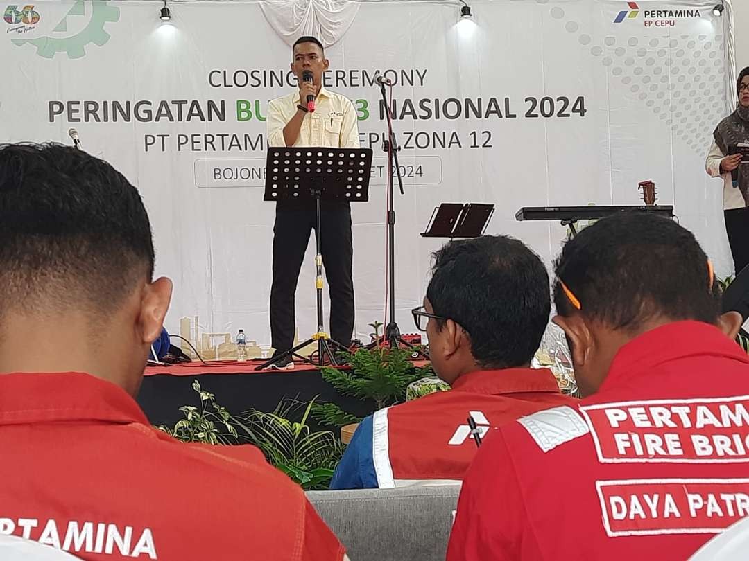 Acara penutupan Peringatan Bulan K3 Nasional 2024 secara online, belum lama ini. (Foto: Ist)