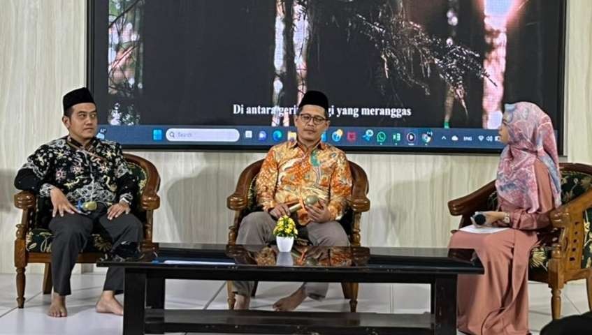 Seri program Tabuh Maghrib yang digelar Pengurus Wilayah Nahdlatul Ulama (PWNU) Jatim terus berlanjut. (Foto:adi/ngopibareng.id)