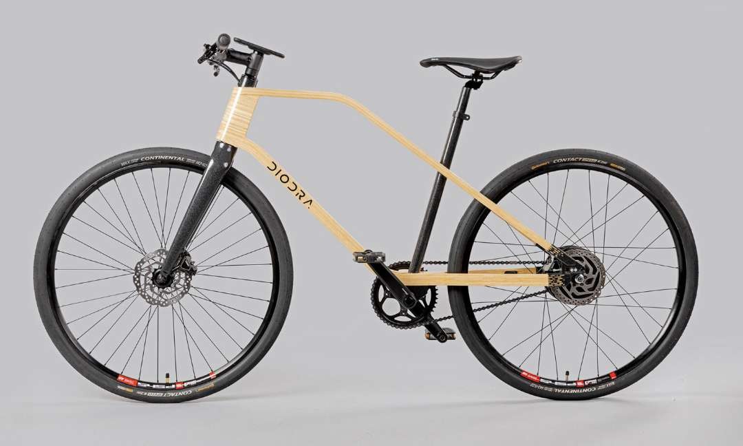 Diodra S3 ebike menggunakan frame bambu dan aluminium dengan penggerak motor elektrik. (Foto: Istimewa)