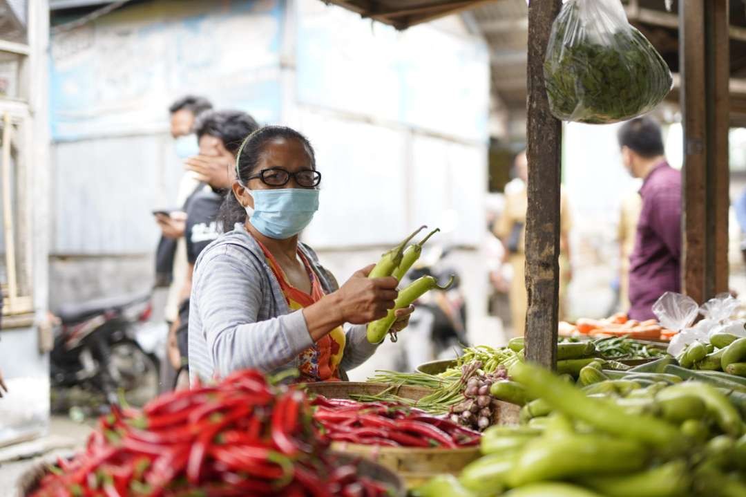 Hargai cabai di Kediri menurun karena stok melimpah. (Foto: Dok Pemkab Kediri)