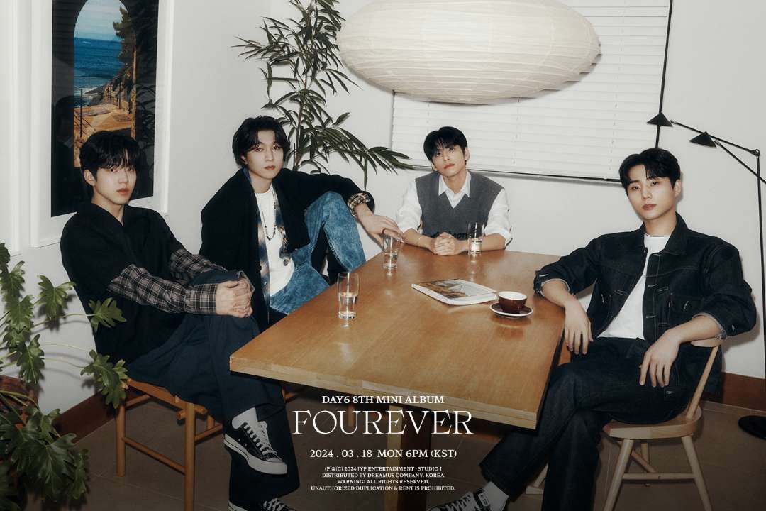 Foto konsep Album FOUREVER Day6. (Foto: X)