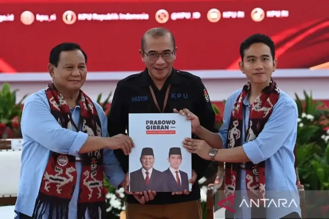 Pasangan Prabowo Subinato-Gibran Rakabuming Raka. (Foto: antara)