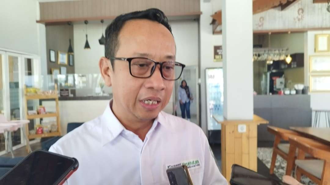 Kepala Cabang Banyuwangi BPJS Kesehatan, Titus Sri Hardianto (Foto: Muh Hujaini/Ngopibareng.id)