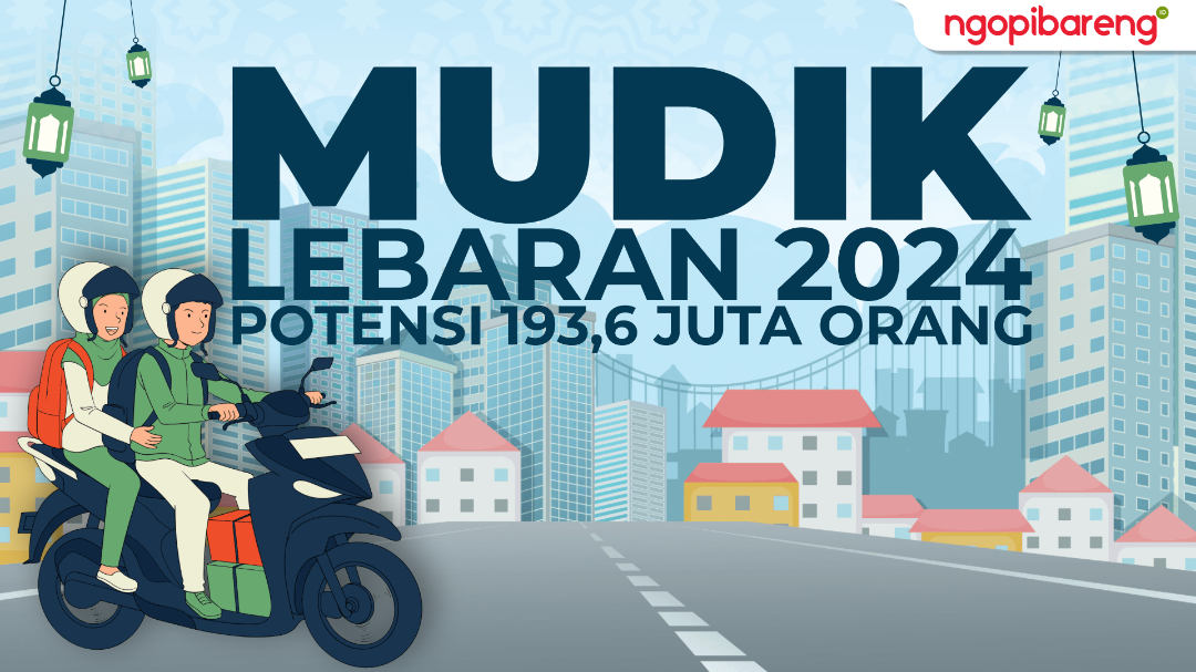 Mudik Lebaran 2024, potensi pergerakan manusia sebanyak 193,6 juta orang. (Ilustrasi: Chandra Tri Antomo/Ngopibareng.id)