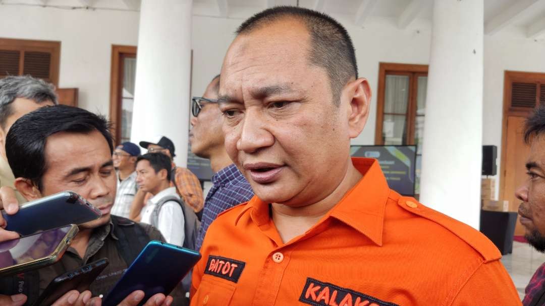 Kalaksa BPBD Jatim, Gatot Soebroto. (Foto: Fariz Yarbo/Ngopibareng.id)