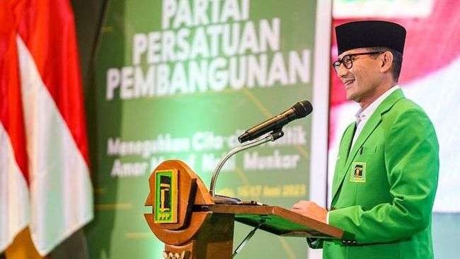 Ketua Badan Pemenangan Pemilu (Bappilu) PPP sekaligus Menteri Pariwisata dan Ekonomi Kreatif, Sandiaga Uno atau akrab disapa Sandi Uno. (Foto: Dokumentasi pribadi)