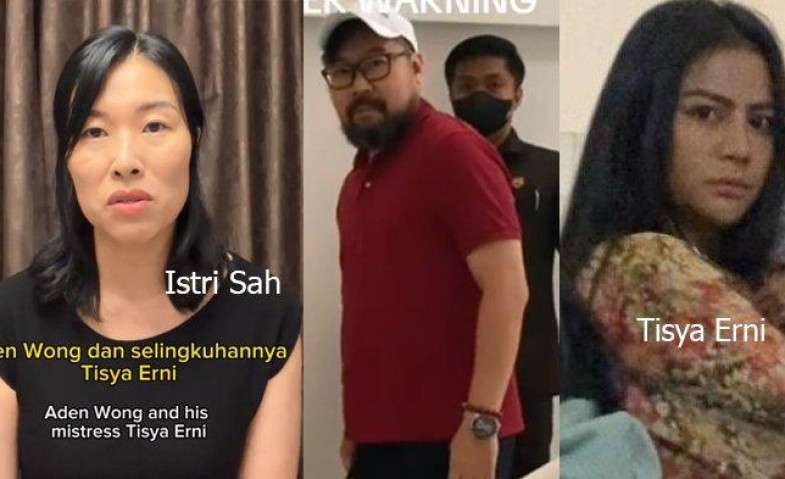 Amy laporkan suami, Aden Wong, dan pedangdut Tisya Erni ke Polda Metro Jaya. (Foto: Istimewa)