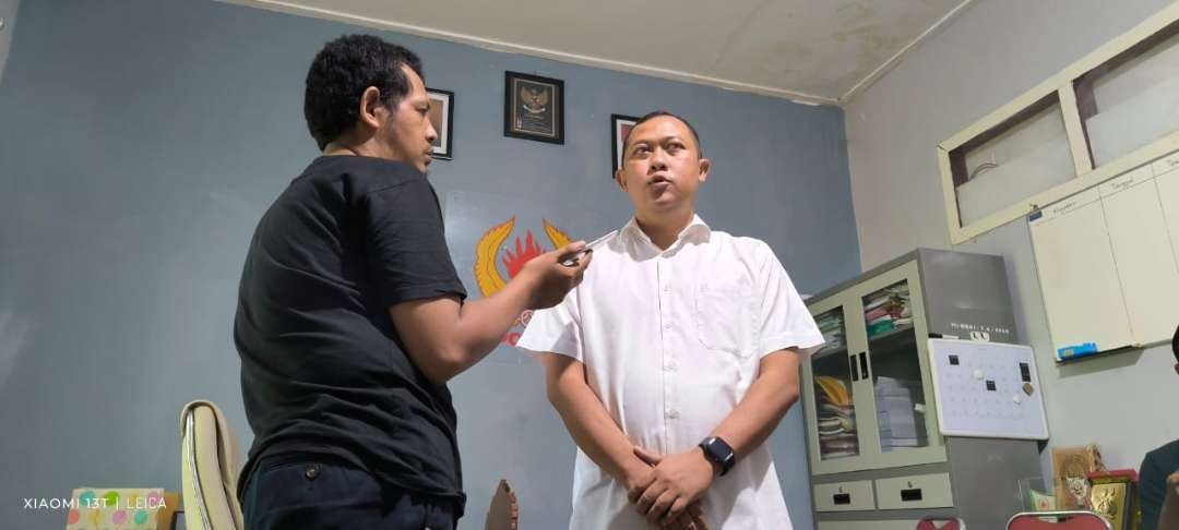 Ketua Koni Kabupaten Kediri Dedi Kurniawan mengungkapkan alasannya memilih pencak dor dikarenakan olahraga tersebut selama ini identik dengan budaya masyarakat Kediri (Foto: Fendhy Lesmana/ngopibareng.id)