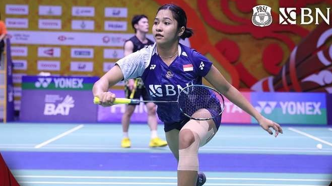 Tunggal putri, Ester Nurumi Tri Wardoyo bakal bertemu unggulan kedelapan asal Vietnam, Nguyen Thuy Linh. (Foto: X @INABadminton)