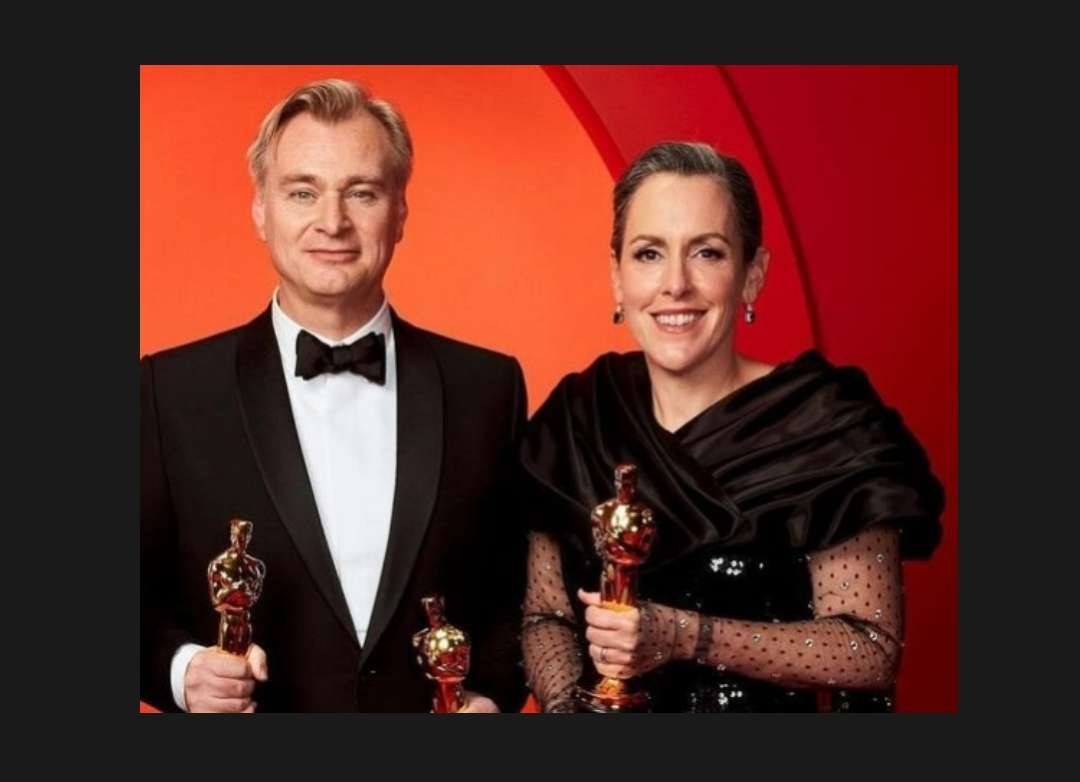 Pasangan suami istri, sutradara film Oppenheimer, Sir Christopher Nolan, dan sang istri, produser Emma Thomas, meraih gelar kebangsawanan atas jasanya meraih Piala Oscars. (Foto: Instagram)