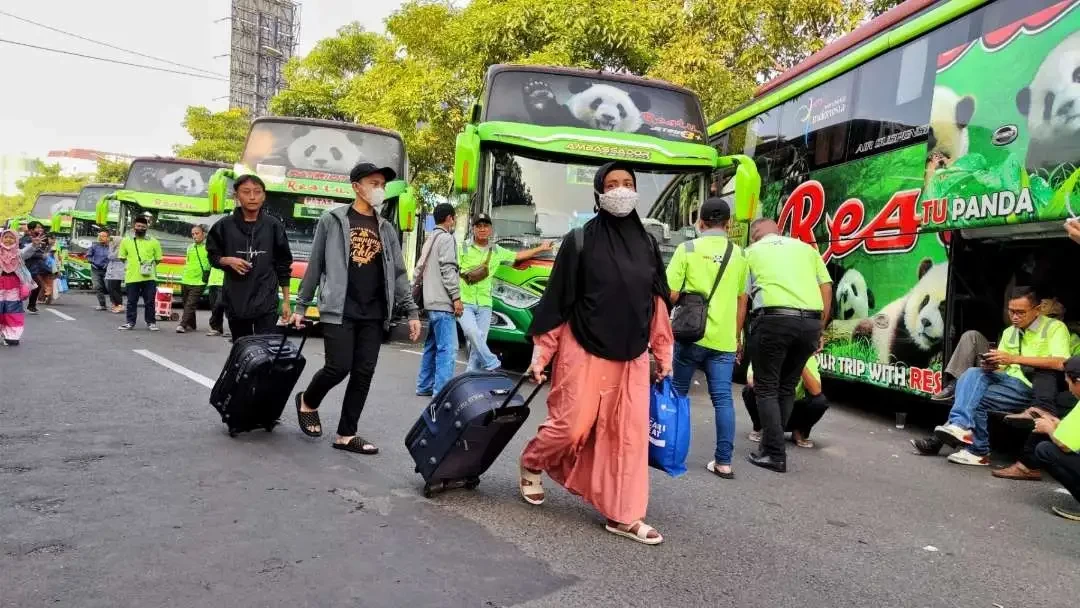 Masyarakat Jatim bisa kembali mengikuti Mudik Gratis. (Foto: Fariz Yarbo/Ngopibareng.id)