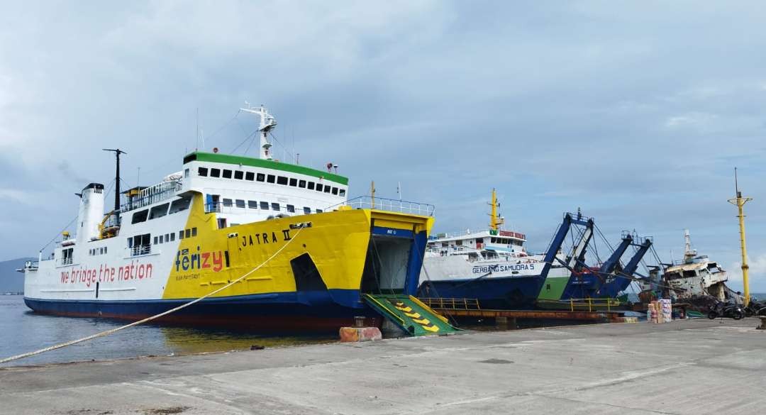 Dermaga Bulusan akan menjadi dermaga fungsional pada masa mudik fan balik Lebaran. (Foto: Muh Hujaini/Ngopibareng.id)