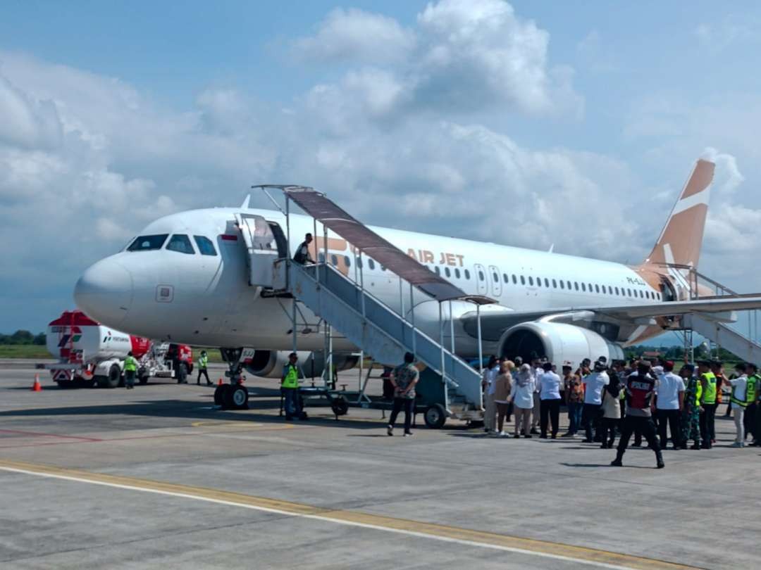 Aktivitas di Bandara Banyuwangi (foto : istimewa)