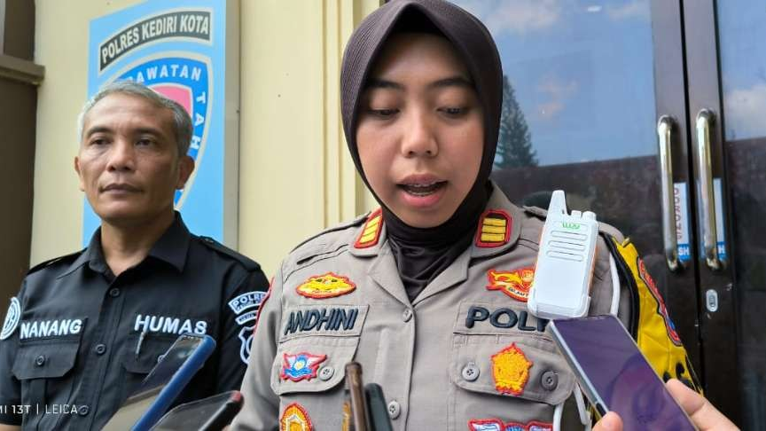 Kasatlantas Polres Kediri Kota AKP Andhini Puspa Nugraha. (Foto: Fendi Lesmana/Ngopibareng.id)