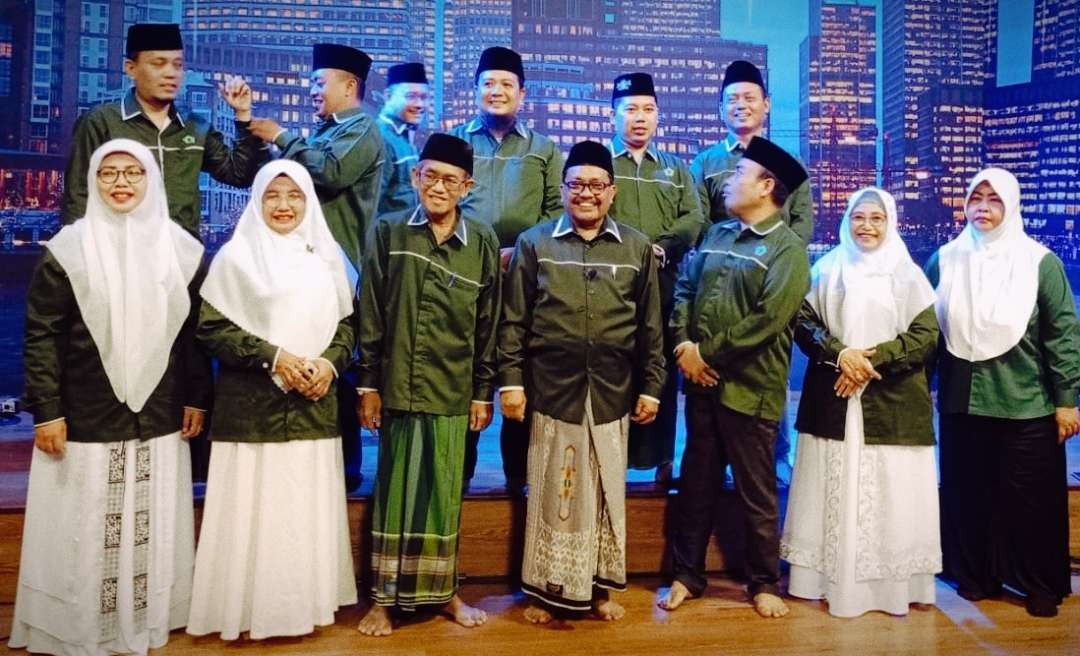 Prof M. Mas'ud Said, Ketua ISNU Jatim bersama jajaran intelektual Nahdliyyin. (Foto:day at for ngopibareng.id)