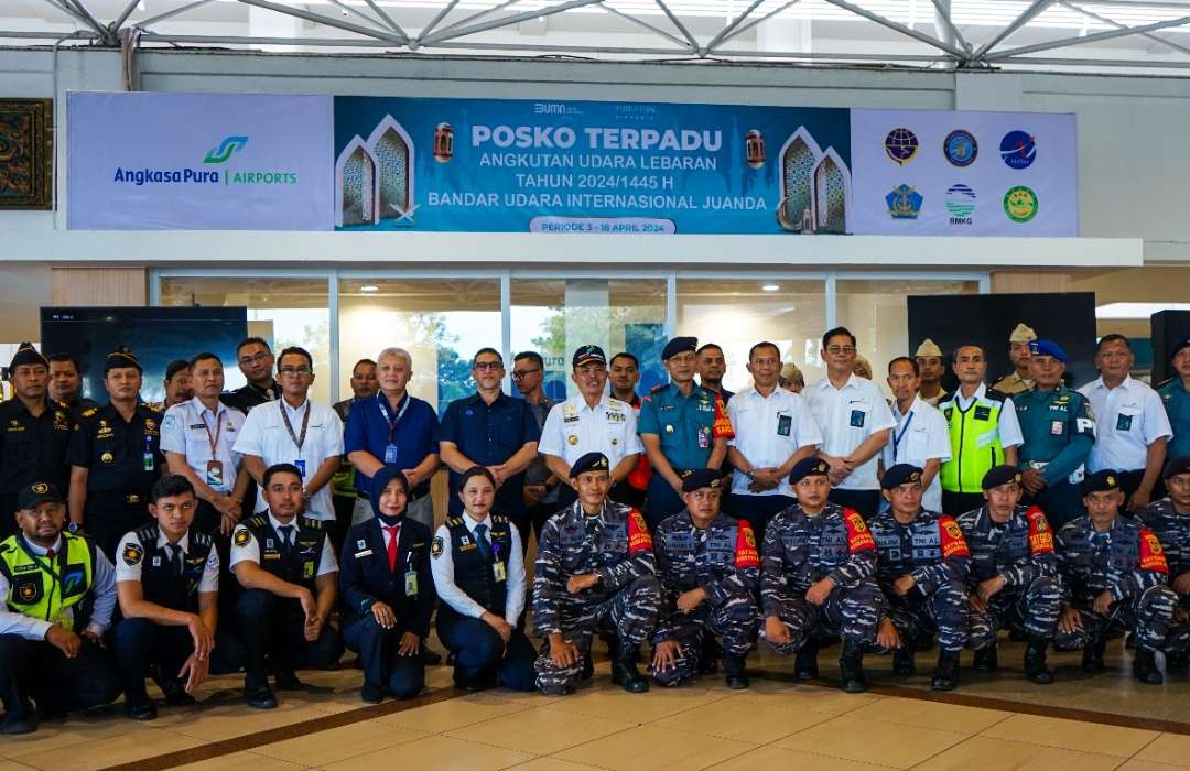 Posko mudik lebaran di Bandara Juanda (Foto: Aini/Ngopibareng.id)