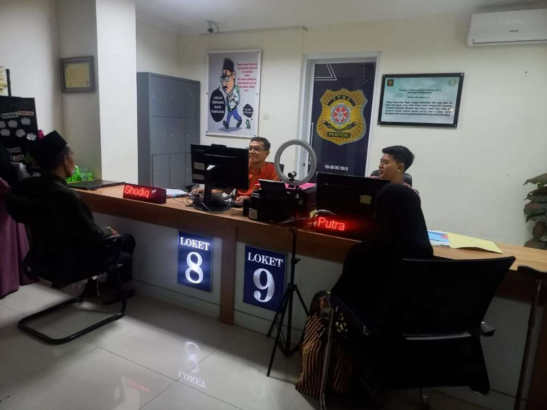 Ora Dowo Pemeriksaane (ODP) menjadi Inovasi Kantor Imigrasi Tanjung Perak bagi pemohon paspor hilang dan rusak. (Foto: Kantor Imigrasi Tanjung Perak)