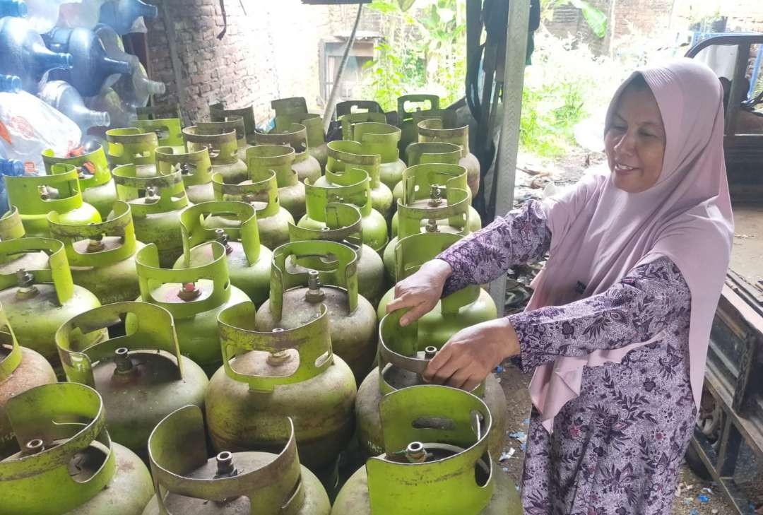 Ilustrasi stok LPG 3 kilogram aman di sejumlah daerah di Jawa Timur. (Foto: Istimewa)